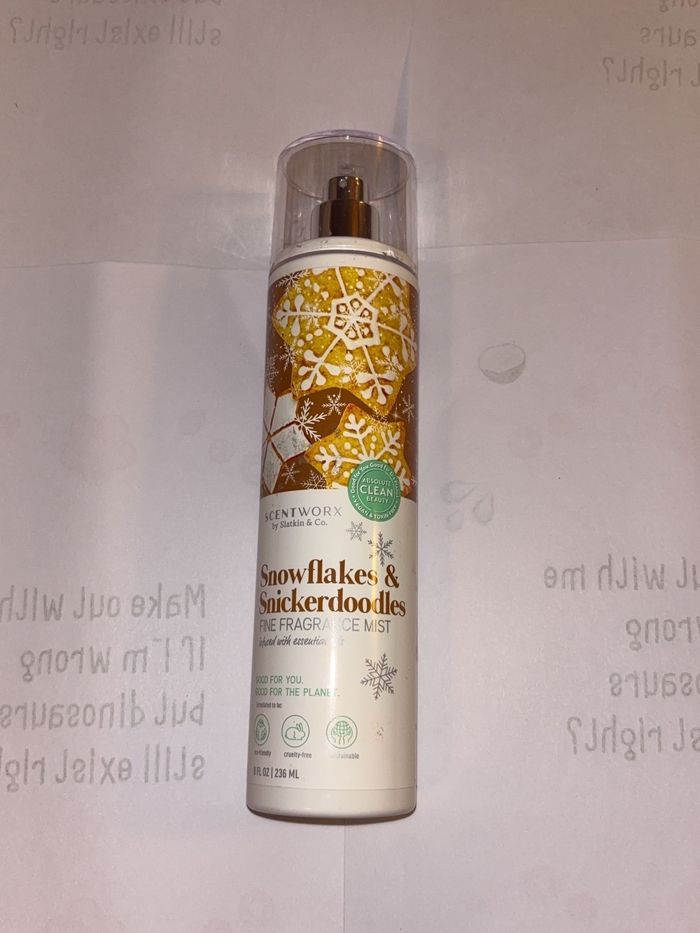 Snowflakes & Snickerdoodles Fine Fragrance Mist